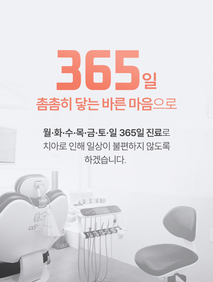 365일, 촘촘히 닿는 바른마음으로